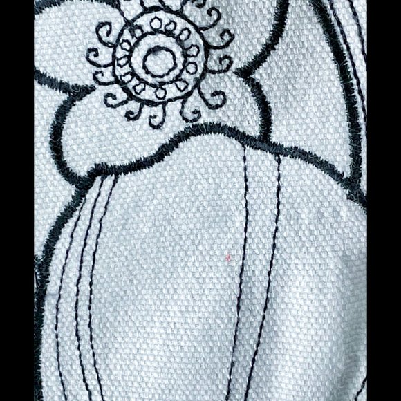 ▪️NANETTE LEPORE▪️Mod Floral Embroidered Laser Cut Pocket Skirt - Picture 11 of 11